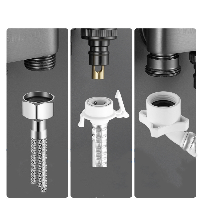 Special faucet for full copper washing machine utra short angle valve domestic mini space saving automatic water stop G1/2