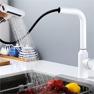 smart Dual-Use Home Flying Rain Waterfall Kitchen Faucet Pull Anti-Splash Sink Cold Hot Features Wash Basin faucet