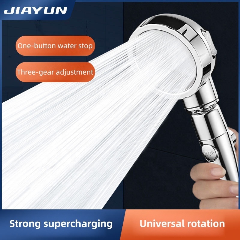 New Design Rv Faucet Hose And Removable Pressure Switch Power Shower Head