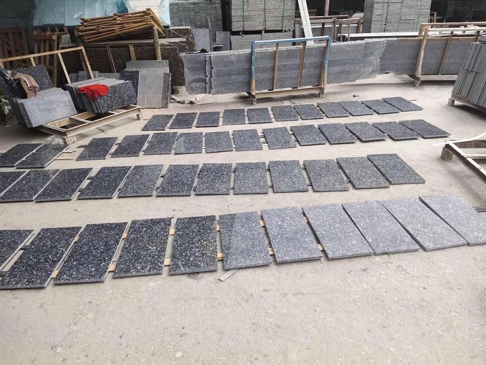 blue pearl granite tile 30x60x2cm for exterior stone wall cladding