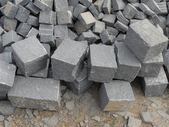 Chinese Importers Grey Granite Cobblestone m2 Price,Price Per Square Meter Of Black Granite