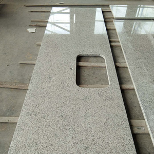 Giallo Cecilia White Granite Custom Kitchen Worktops Desk Tops Wholesale Flat Edge Imported Granite Countertop PAIA Stone