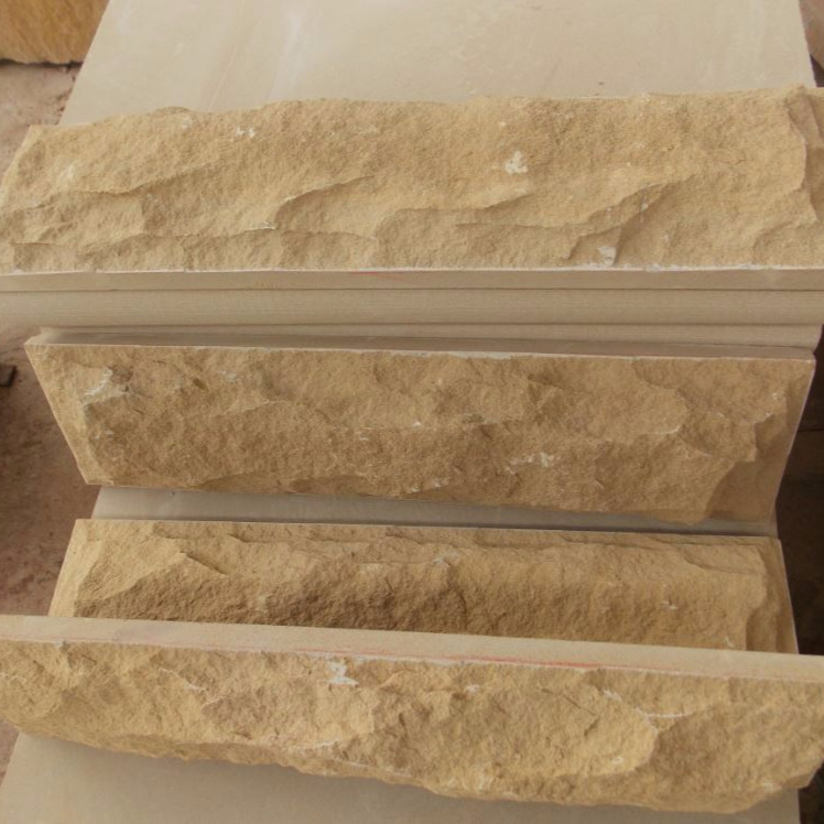 yellow mushroom sandstone wall cladding