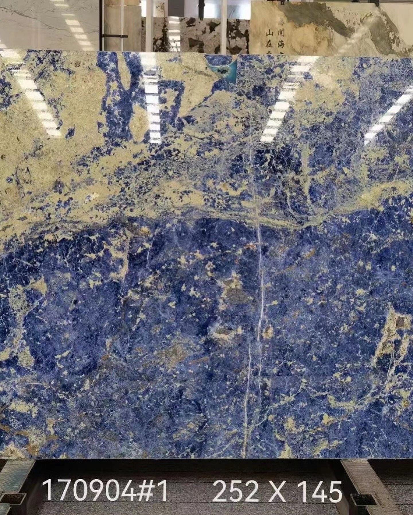 sodalite blue marble Granito Azul Bahia Precio Cladding Bahia Kitchen Slab Cost Blue Bahia Granite for kitchen countertops