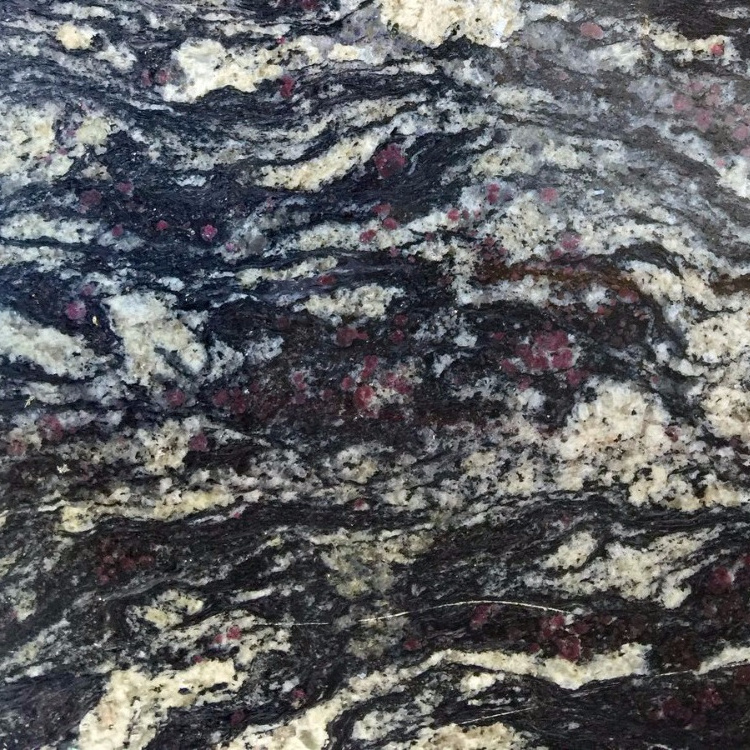 Night Rose Blue Fantasy Granite Slab Countertop