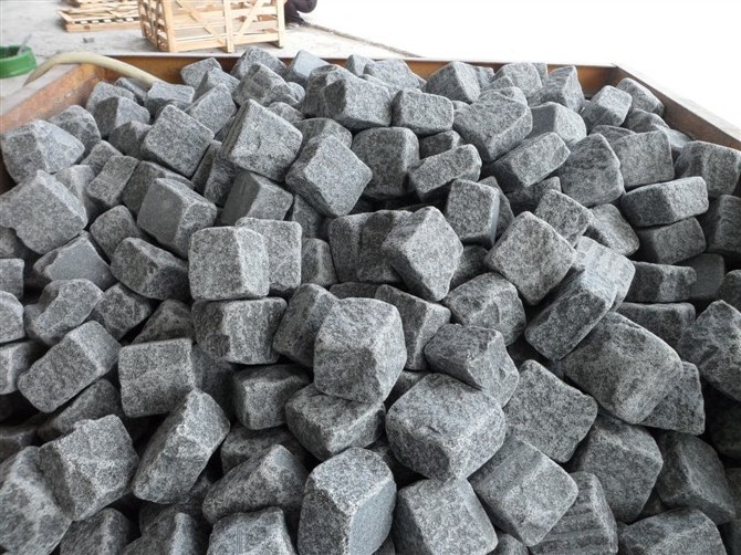 Chinese Importers Grey Granite Cobblestone m2 Price,Price Per Square Meter Of Black Granite