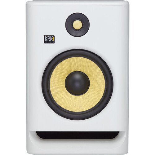 FULLY LOADED HOT KRK ROKIT 8 G4 White Noise 8 2-Way Active Studio Monitor (Single White)