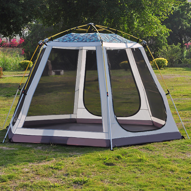 Outdoor Waterproof Gazebo Garden Tent Ventilation Classic Pavilion Tent The Four-sided Pergola Opens The Tent Automatically