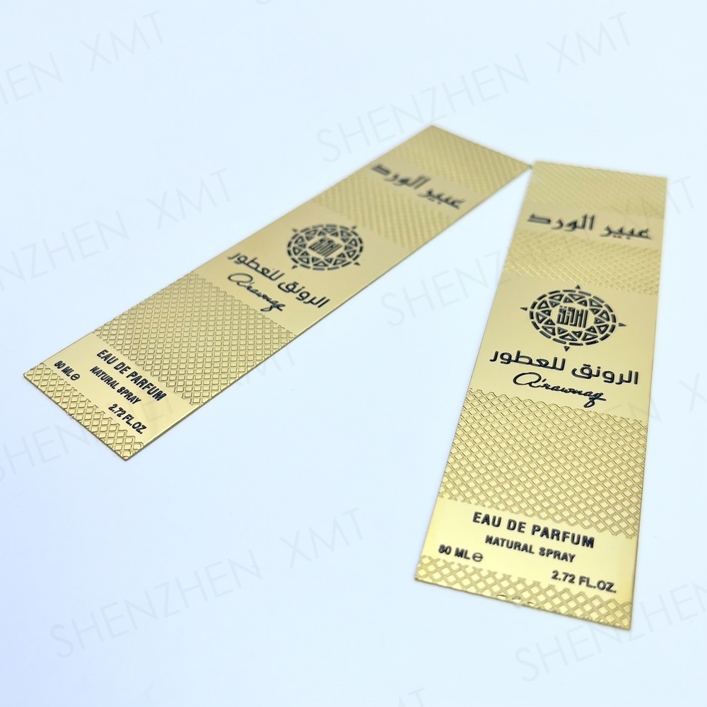 Metal Nameplate Blanks with Customized Logo and Serial Number for Identification