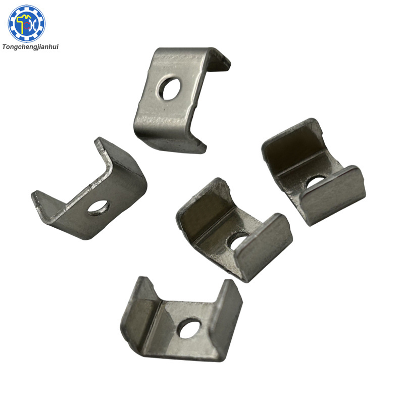 Wholesale Flat Sheet Metal Stamping Nickel Plated Spring Steel Small Stainless Steel QB U Clip