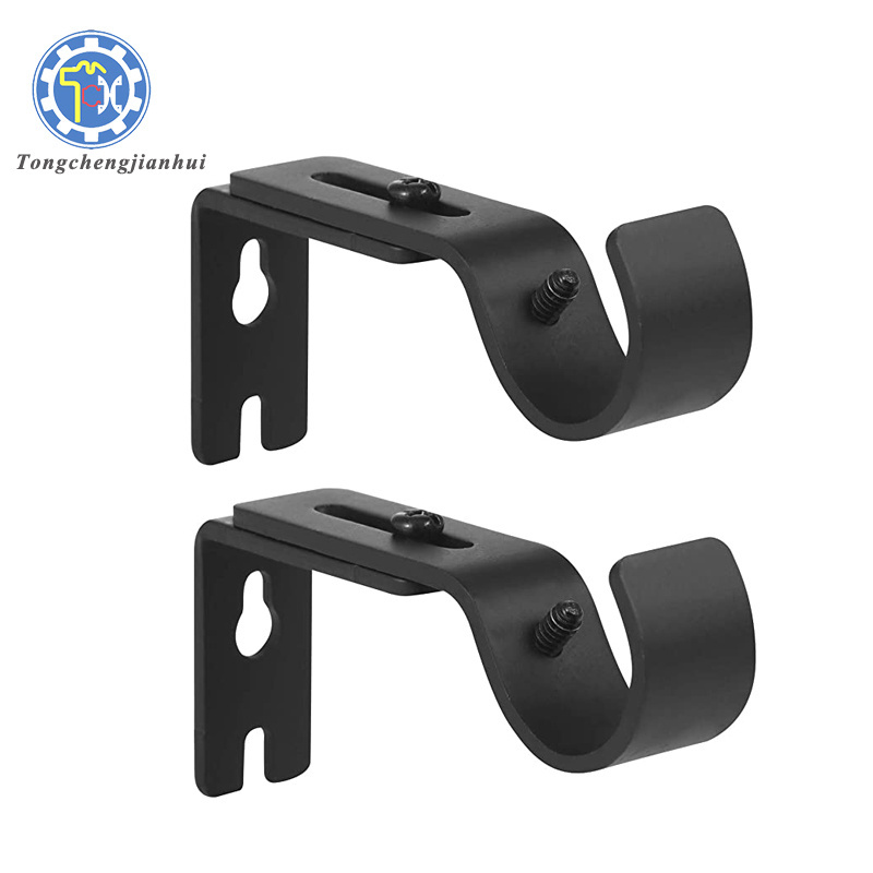 Wholesale Wall Mounted Precision Metal Curtain Rod Support Hook or Bracket ISO9001 Certificated