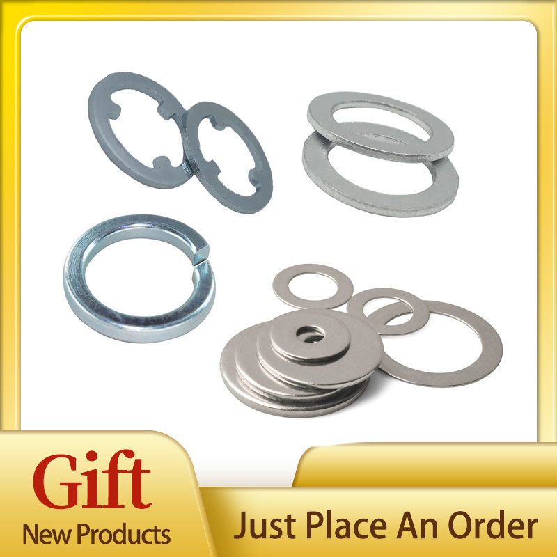 Custom Made Metal Brass Stainless Steel Disc Spring Washer Various Types Of Star Lock Washer