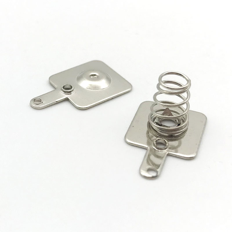 Custom  Stainless Steel Battery Terminal Springs / Connector Plate