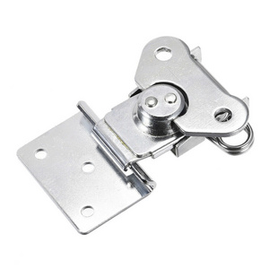 Sheet Metal Stamping Iron Spring Loaded Butterfly Twist Toggle Latch Large Keep Steel Clamp Clip For Lock