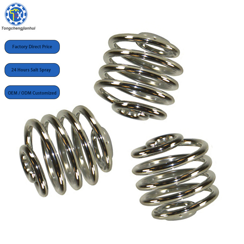 Custom Made Precision Small Wire Metal Bending Stainless Steel Oval Wave Shaker Ball Compression Spring