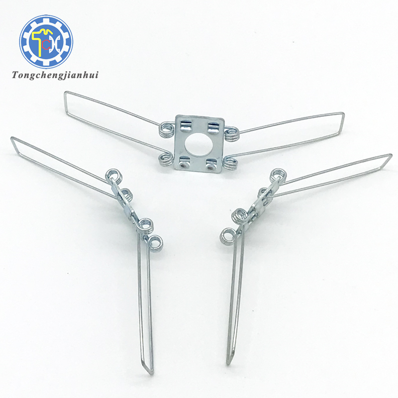 Professional Factory Custom Zinc Plated Stainless Steel Spring Clip Bracket For LED Lighting Lamp