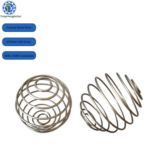 Custom Made Precision Small Wire Metal Bending Stainless Steel Oval Wave Shaker Ball Compression Spring