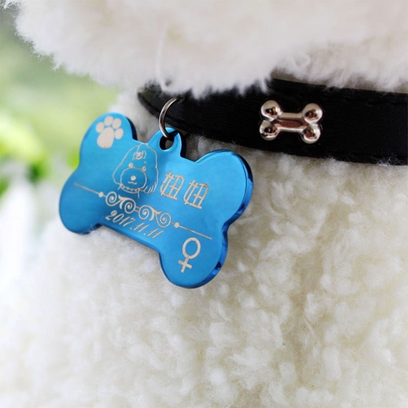 Manufacturer Wholesale Stainless Steel Aluminum Blank Dog Name Tag Or Necklace Hanging Tag