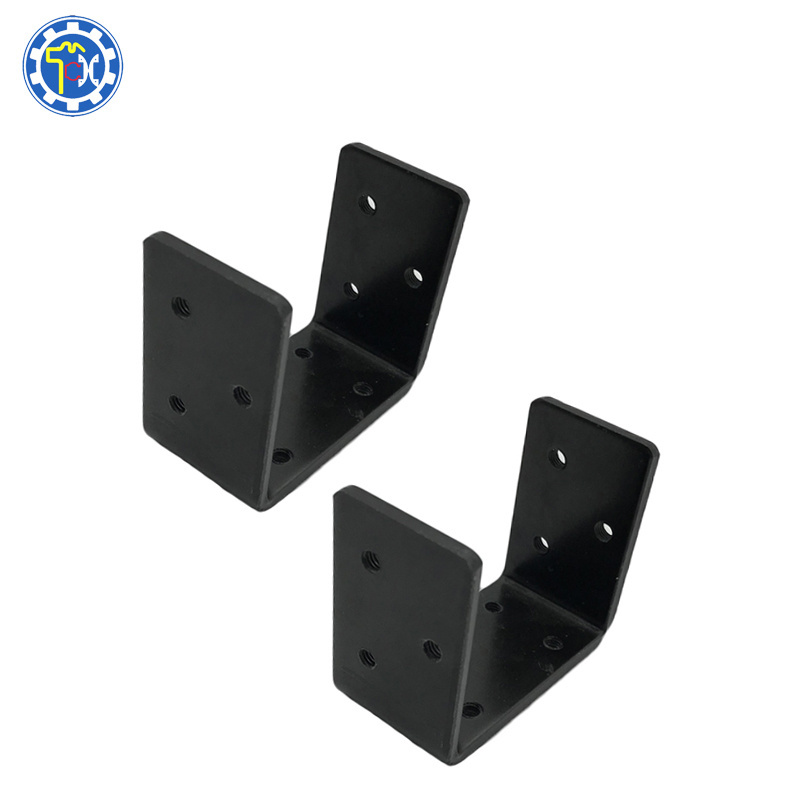 Professional Factory Custom OEM ODM Stamping Hardware Steel Reinforced Metal U Bracket For Shelves