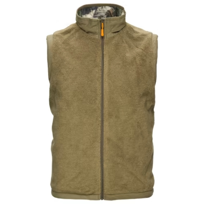 High Quality Outdoor Camouflage Hunting Vest Reversible With Fleece Warm Mens Vest