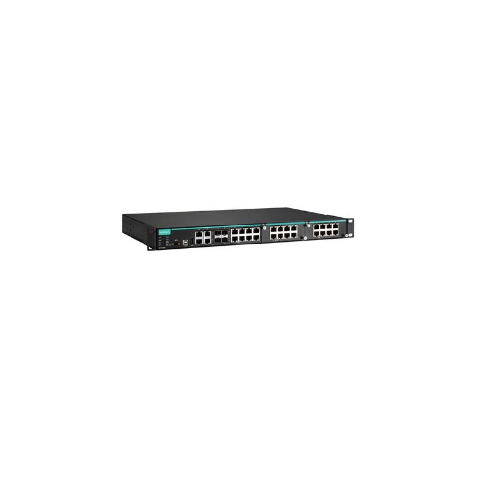 MOXA IKS-6728A-4GTXSFP-HV-HV-T 24+4G-port Gigabit modular managed PoE+ Ethernet switches