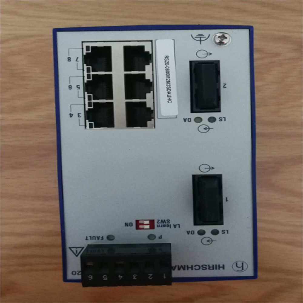 Hirschmann  RS20-0800M2M2SDAUHH/HC   unmanaged 8 ports  OpenRail Fast Ethernet  industrial Switch