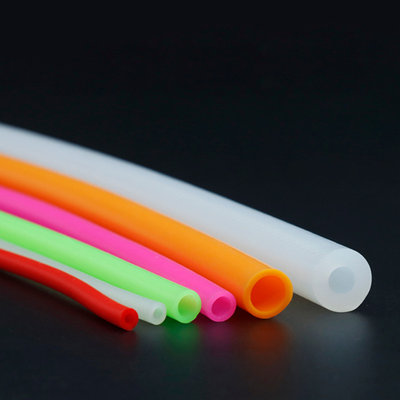 High temperature Industrial flexible colored silicone tubing silicone hose silicone tube thin wall soft rubber tubing