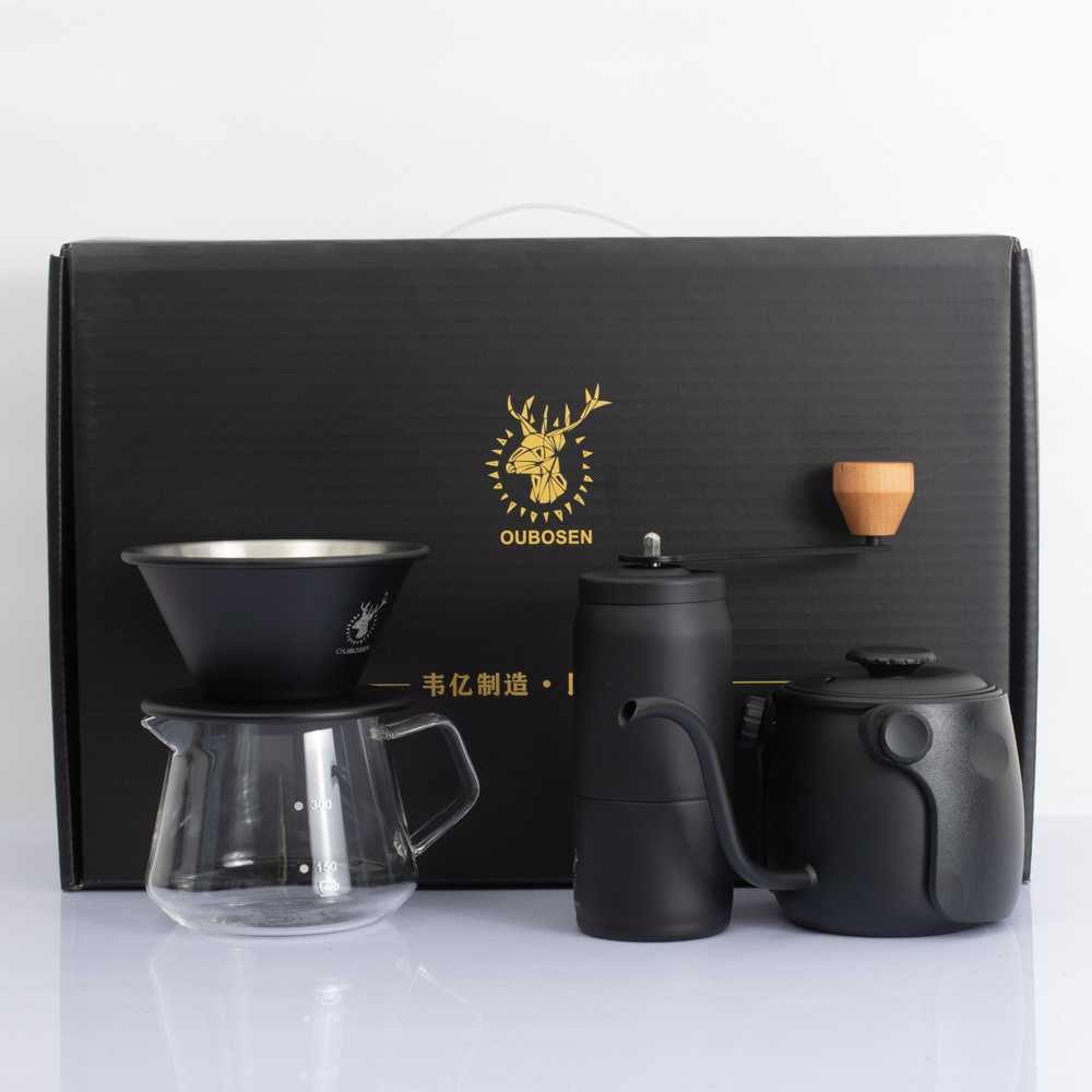 Hot Sale Pour Over Coffee Sets Maker All in 1 Coffee Accessories Tools Hand Brew v60 coffee set