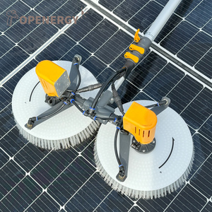 Cleaning Solar Panel Brush Equipment Rotary Double Head Solar Cleaning Tool for solar tablecloths solar cleaning machine