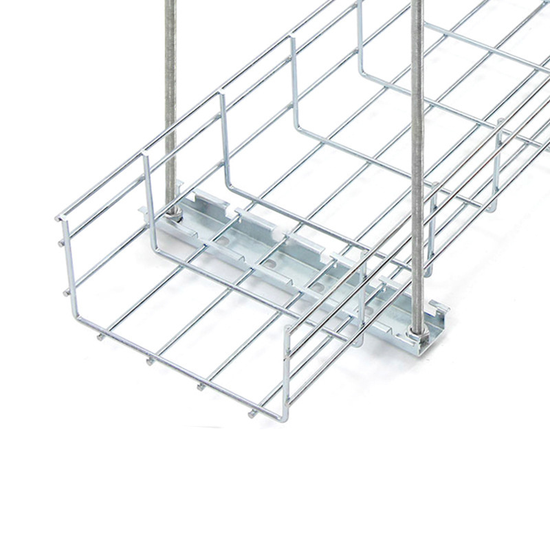 Custom Aluminum / Metal Steel / Stainless Steel Coated Anodizing Cable Basket Tray Wire Mesh Cable Tray