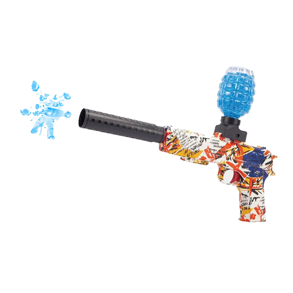 2023 Continuous Fire Rechargeable Electric Water Gel Blastered Gel Gun Splatter Ball Pistol Water Bomb Gun Soft Bullet Toys