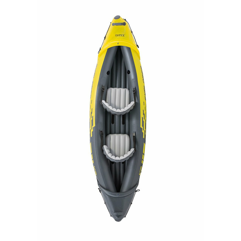 INTEX 68307 pvc 2 person inflatable fishing rafting canoe kayak with paddle board air pump professional outdoor inflatable kayak