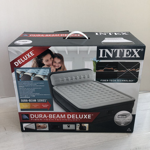 Intex 64448 inflatable air bed size dura-beam inflatable air mattress