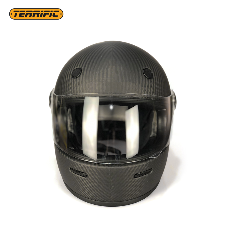 Wholesale Carbon Fiber Motorcycle Helmet Full Face Iron Man Helmet With Safety Certification