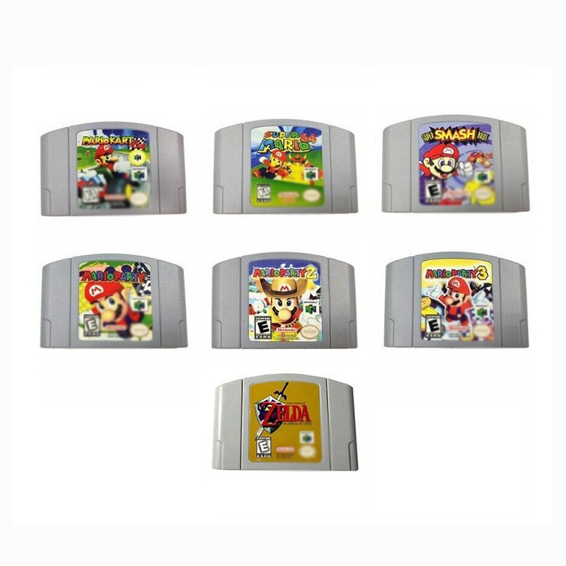 Popular retro games Mario Party 1 2 3 Game Card Cartridge For N64 US/NTSC Version