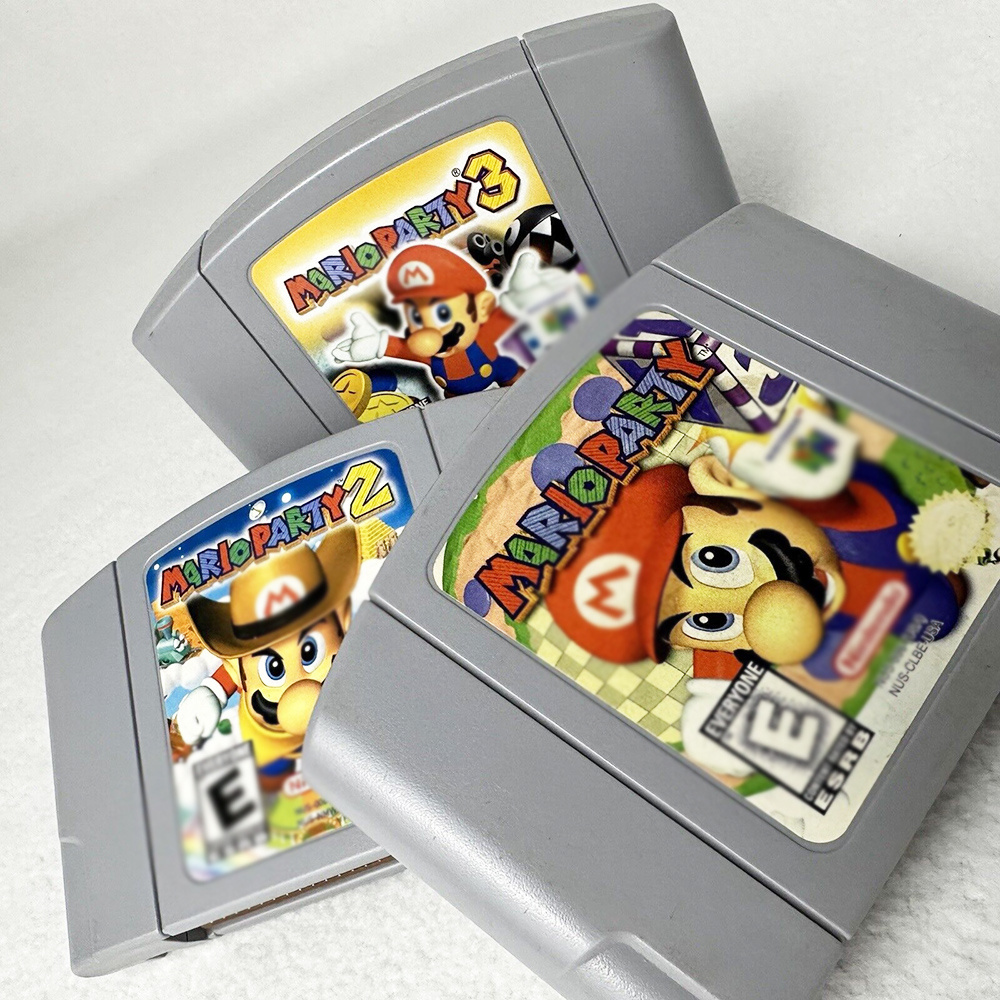 Popular retro games Mario Party 1 2 3 Game Card Cartridge For N64 US/NTSC Version