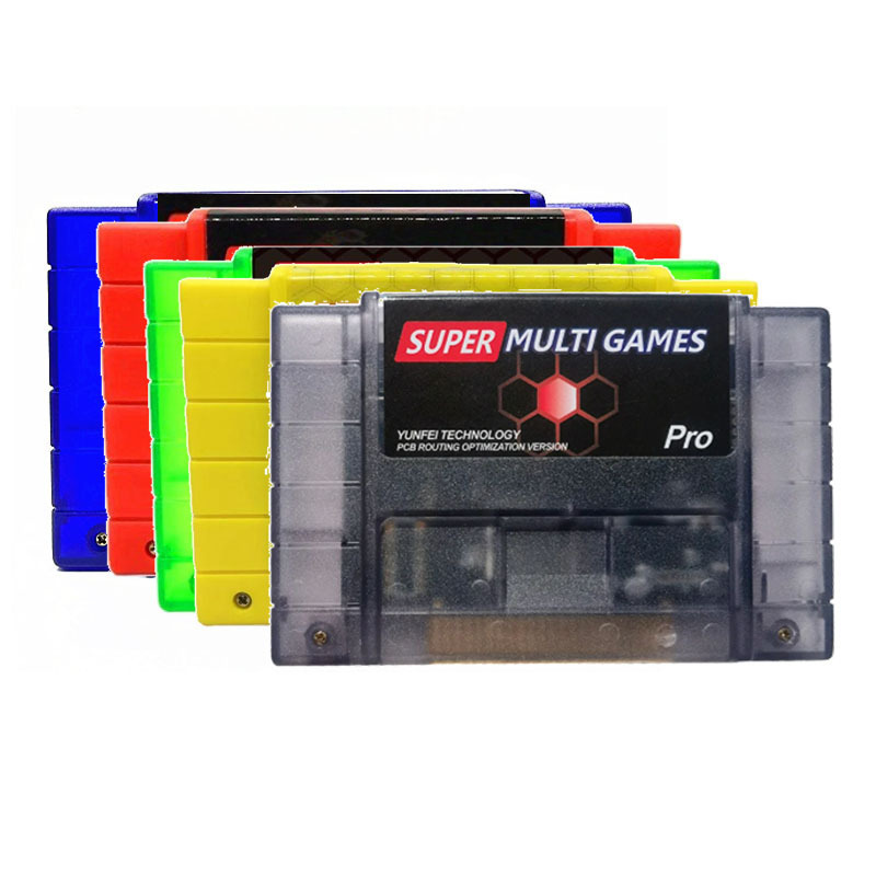 Wholesalers Retro NEW 900 in 1 Super Multi 16 Bit snes nes Game Card Cartridge for Super Nintendo  Game Console