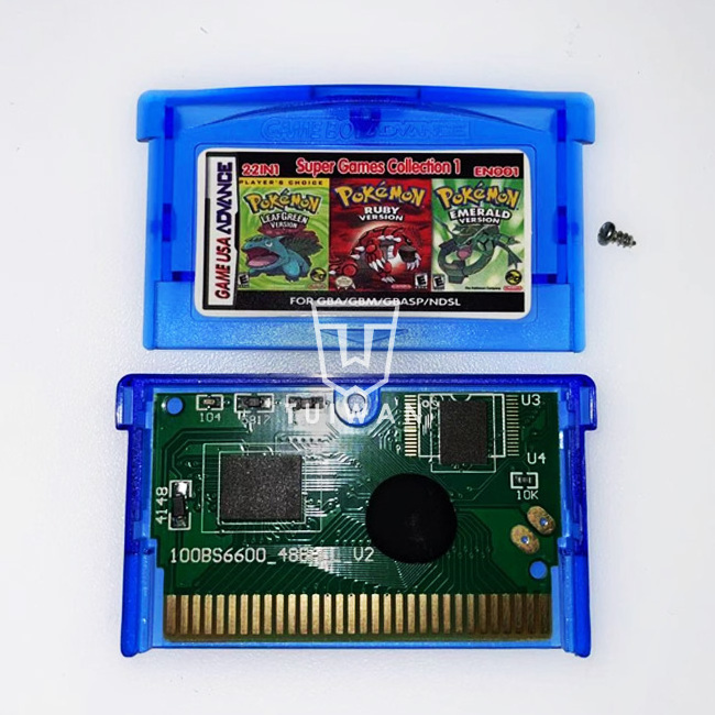 English EN Classic Console Card 32 Bit Multi 22  In 1 Game Cartridge for Nintendo Gameboy Advance