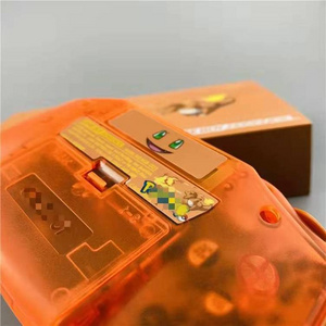 DIY Refurbished pokmon BACKLIT IPS V2  Handheld console for nintendo GBA console  for Limited  Charmander