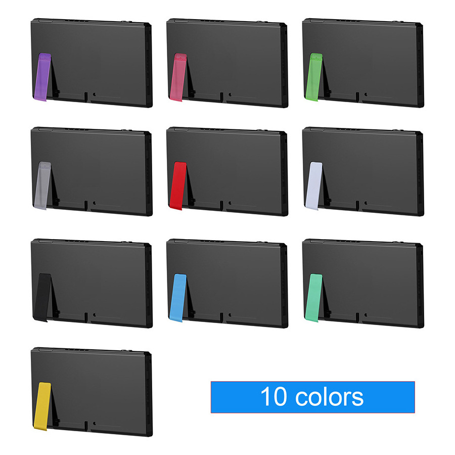 10 Colors Replacement Kickstand for Nintendo Switch Console Kick Stand Back Bracket Holder for NS Shell Repair Parts