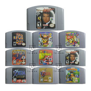 English language retro game golden eye 007 cartridge for n64