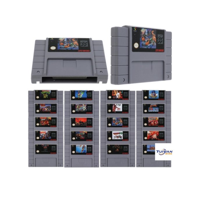 New Arrival 16bit Retro Classic cartridge for Super Nintend Entertainment System Battery Save Game Cartridge For SNES