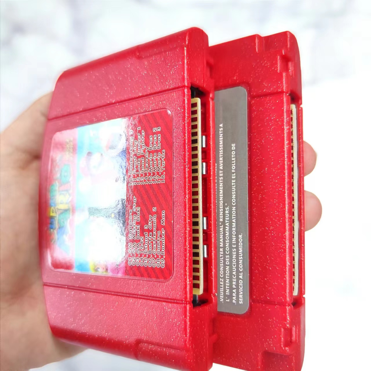 Hot sale  18 in 1 red shell mario games  n64 all in one cartridge game  cartridge for n64 game cartridge