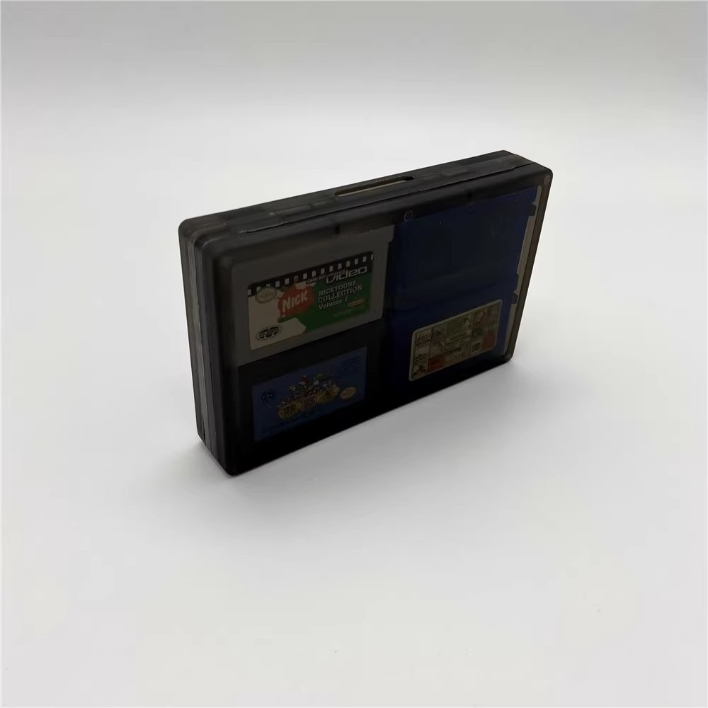 Drop shipping Games Cartridge 4 in 1 Storage Box for Game Boy Advance GBA Game Cartridge