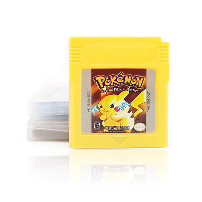 High quality  7 Kinds of pokmon Crystal Version Game boys color Cards cartridge for gbc