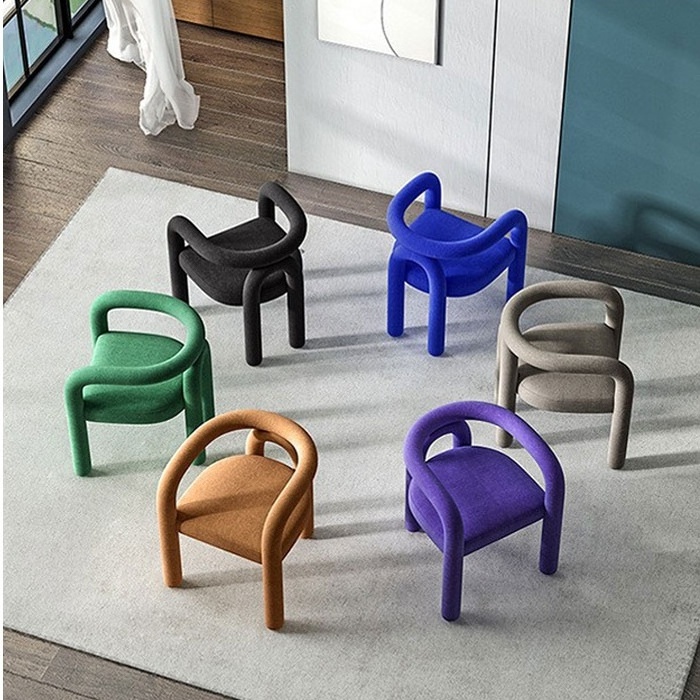 2024 Premium Hotel Lobby Leisure Chair Stool For Sitting Room Kids Armchair Hall Living Room Bar Chairs Lounge Chair For Sale