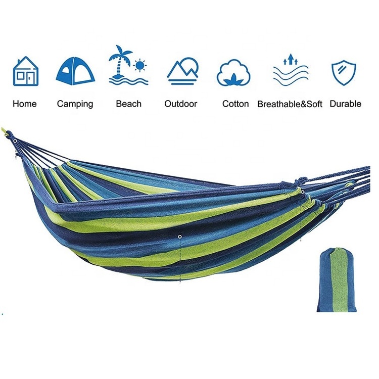 Lightweight Camping Hammock Outdoor Indoor with Tree Straps Double & Single Portable Hammocks for Hiking,Backpacking,Hunting