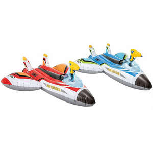 Original Intex Pool Floats 57536 WATER GUN PLANE RIDE-ONS Inflatable Pool Float For Children