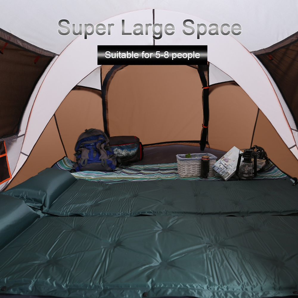 2024 Wholesale outdoor tents garden large folding automatic pop up igloo dome camping tents 3/6/8 people person