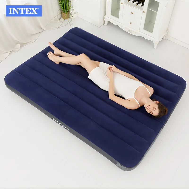 High quality Intex 64757 DURA-BEAM Series Classic Airbed High Quality Twin Queen size Air Mattress